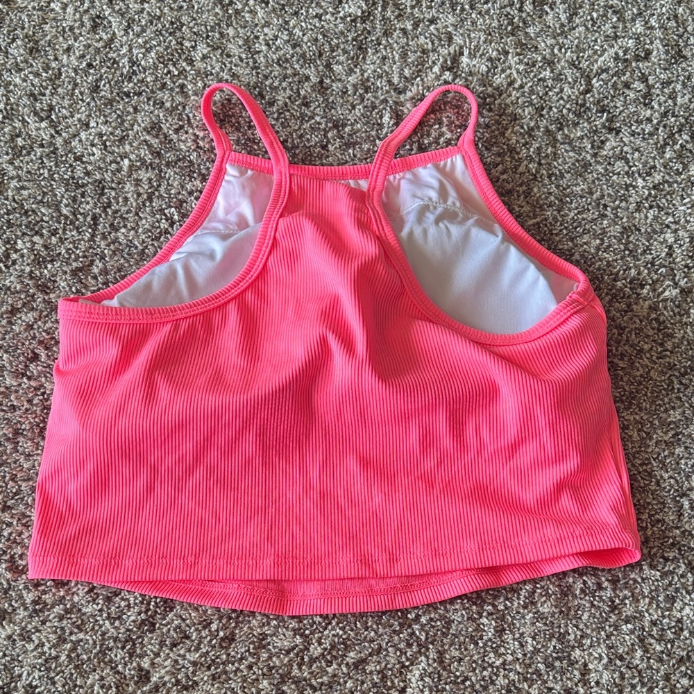 Pink Ribbed Bikini Top - Picture 3 of 3